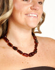 RAW Chunky Cognac Necklace