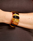 Multicolour Amber Stripe Bracelet