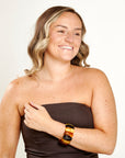 Multicolour Amber Stripe Bracelet