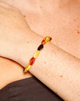 RAW Amber Multicolour Beaded Bracelet