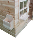 Wooden Playhouse Storage Box Accessory - Cutlery & Role Play Holder