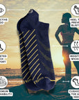 Navy Performance Trainer Socks