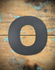 12" and 5" Black Fat Font Metal Letters.