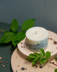 Handmade Soy Wax Candle with Lemongrass Scent