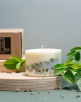 Handmade Soy Wax Candle with Lemongrass Scent