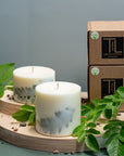 Handmade Soy Wax Candle with Lemongrass Scent