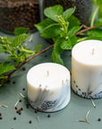 Hand Poured Soy Candle with Juniper Scent