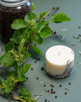 Hand-made Juniper & Patchouli Scented Candle - Nature-Inspired, Energizing and Restorative by TL Candles at www.brixbailey.com
