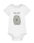 Adorable Cream Chow Chow Baby Bodysuit – The Perfect Cuddly Outfit!