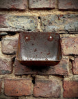 Vintage Rusty Metal Wall Mounted Planter / Herb Planter / Plant Pot / Key Holder