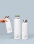 Premium Arctic Bottle, double-wall vacuum-insulated stainless steel water bottle, eco-friendly bamboo lid, keeps drinks hot or cold, leak-proof, BPA-free by Arcticus at brixbailey.com