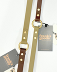 Loki Multiway Dog Lead in Khaki & Brown