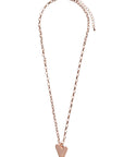 ROSE GOLD SOLID HEART NECKLACE*