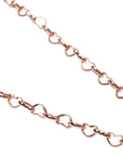 ROSE GOLD SOLID HEART NECKLACE*