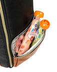Small Diaper Backpack Black Coffee