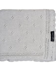 Softest Natural Bamboo & Cotton Cellular Baby Blanket - Hypoallergenic, Breathable, All-Season Comfort for Newborns by Lullalove UK at brixbailey.com