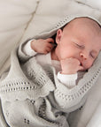 Softest Natural Bamboo & Cotton Cellular Baby Blanket - Hypoallergenic & Breathable for Newborns by Lullalove UK at brixbailey.com