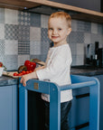 MeowBaby® Adjustable Kitchen Helper for Kids – Safe & Durable by MeowBaby at www.brixbailey.com