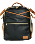 Small Diaper Backpack Black Coffee