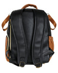 Small Diaper Backpack Black Coffee