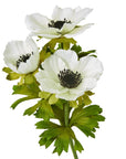 White Anemone Artificial Flower Spray