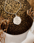 Classic St Christopher Necklace Sterling Silver 18mm