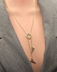 YELLOW GOLD NECKLACE*