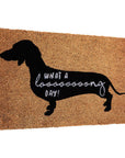What A Long Day Sausage Dog Doormat | Filta