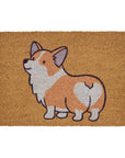 Corgi Dog Coir Doormat | Filta