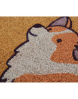 Corgi Dog Coir Doormat | Filta