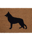 German Shepherd Dog Coir Doormat | Filta