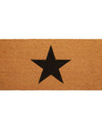 Black Star Extra Large Coir Doormat | Filta