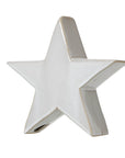 Handcrafted Ceramic Star Winter Decoration