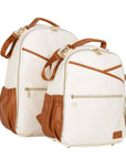 Large Diaper Backpack Cappuccino