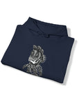 Graphic Print Unisex Hooded Sweatshirt