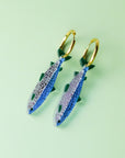 Belfast Big Fish Hoop Earrings