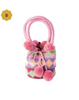 Mini Mochila Bucket Bag With Patterns