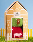 Barn Sock Box - 2 Pairs of Bamboo Socks (His)