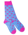 Elephant & Flamingo Bamboo Sock Bundle - Four Pairs