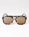 Sustainable Rock Aviator Sunglasses – Light Tortoiseshell Frames & Tan Lenses | UV Protection | Eco-Friendly Bioacetate by Reecy at brixbailey.com