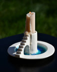Castle Candle Holder with Moat