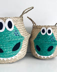 Green Dinosaur Basket - Small