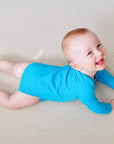 ScandiBugs Own Label Organic Long Sleeve Vest - Tempting Turquoise
