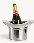 Top Hat Champagne Ice Bucket | Solid Cast Aluminium Wine & Bottle Cooler
