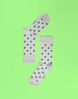 Luxury cactus print socks, premium cotton blend, cozy plant-themed design, best-selling autumn style, pack of 4 by Body and I at brixbailey.com
