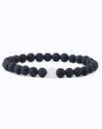 Luxury volcanic stone bracelet with agate gemstone, inspired by Iceland, Earth elements, freedom symbol, unisex sustainable jewelry by Arcticus at brixbailey.com