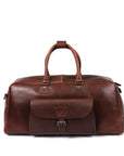 Voyager Leather Duffle – Premium Cowhide Travel Style