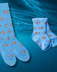 Clown Fish Matching Bamboo Socks (Adult & Child)