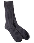 Navy Bamboo Boot Socks