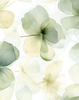 Green Clover Watercolor Wallpaper
